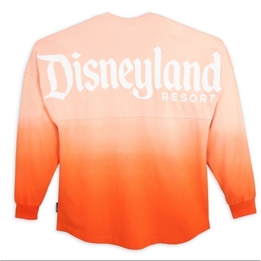 Disney Parks Unisex Orange Coral Ombre Spirit Jersey Disneyland Resort. Size M - Picture 1 of 11
